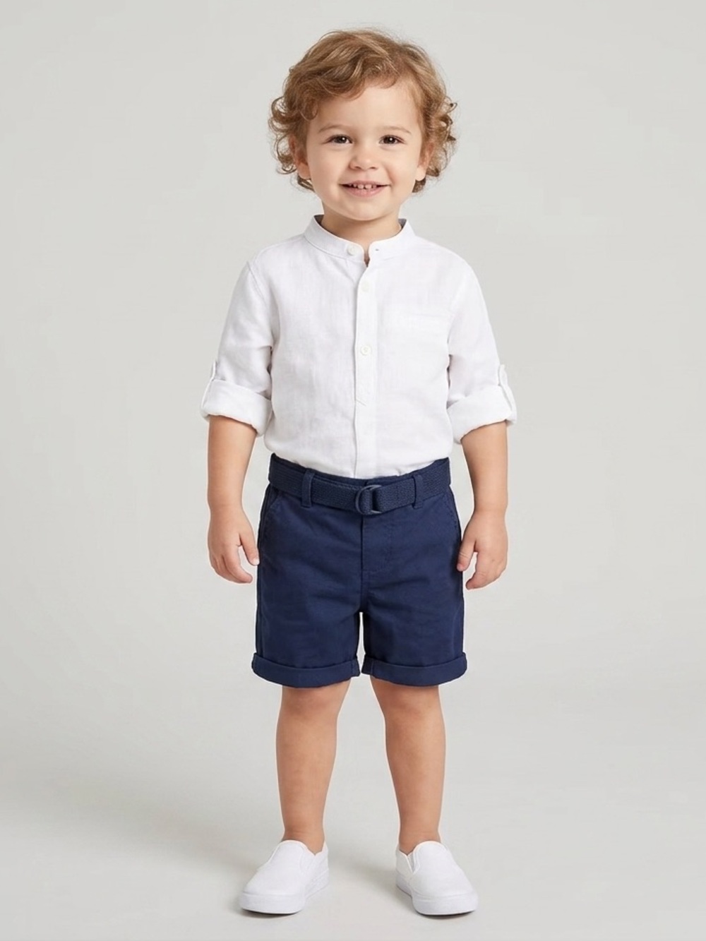 H&M Baby Boys Coordinated Dressy Summer Outfit Set - Nautical set Size 2-3Y